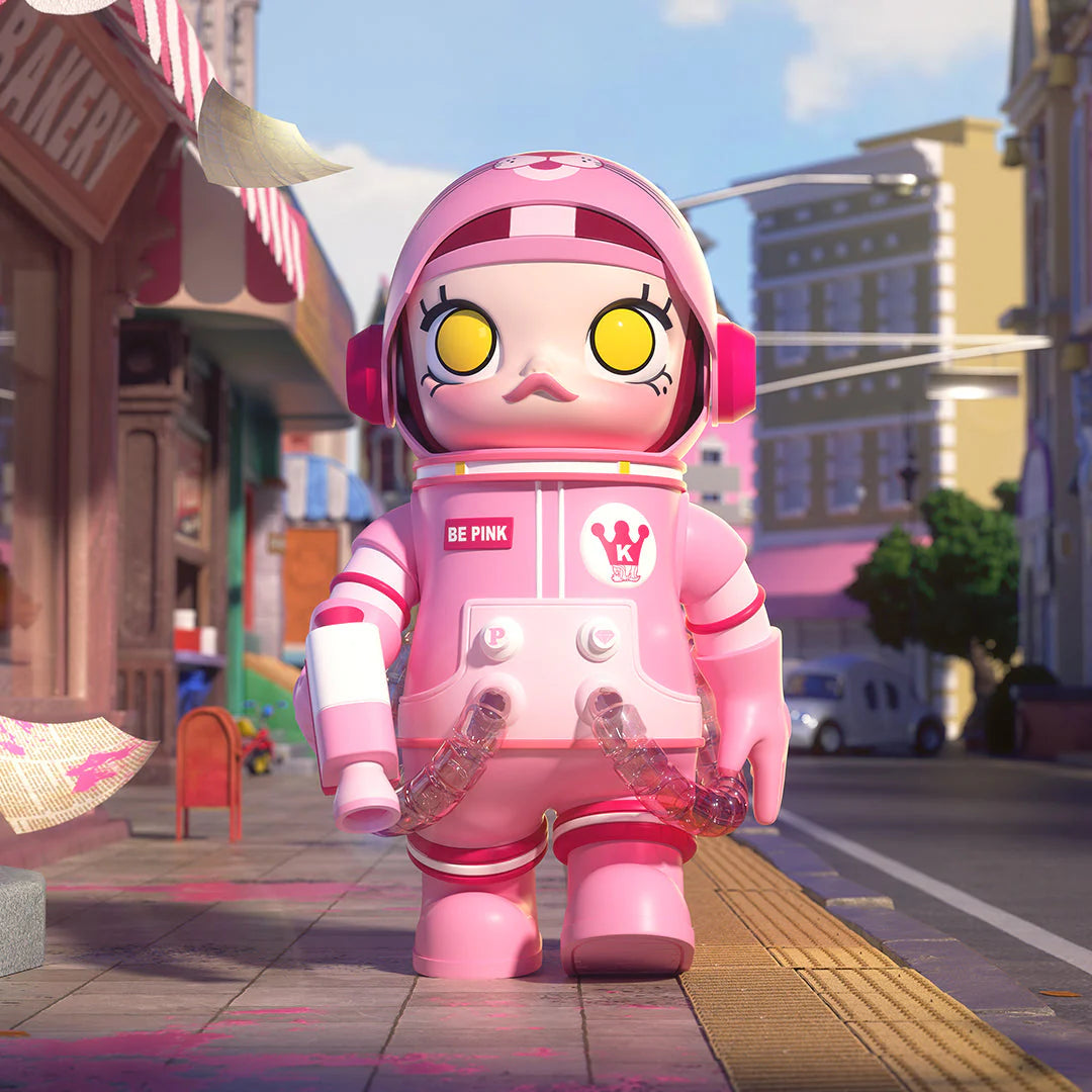 POP MART MEGA Space Molly 100% Pink Panther (Open Box)