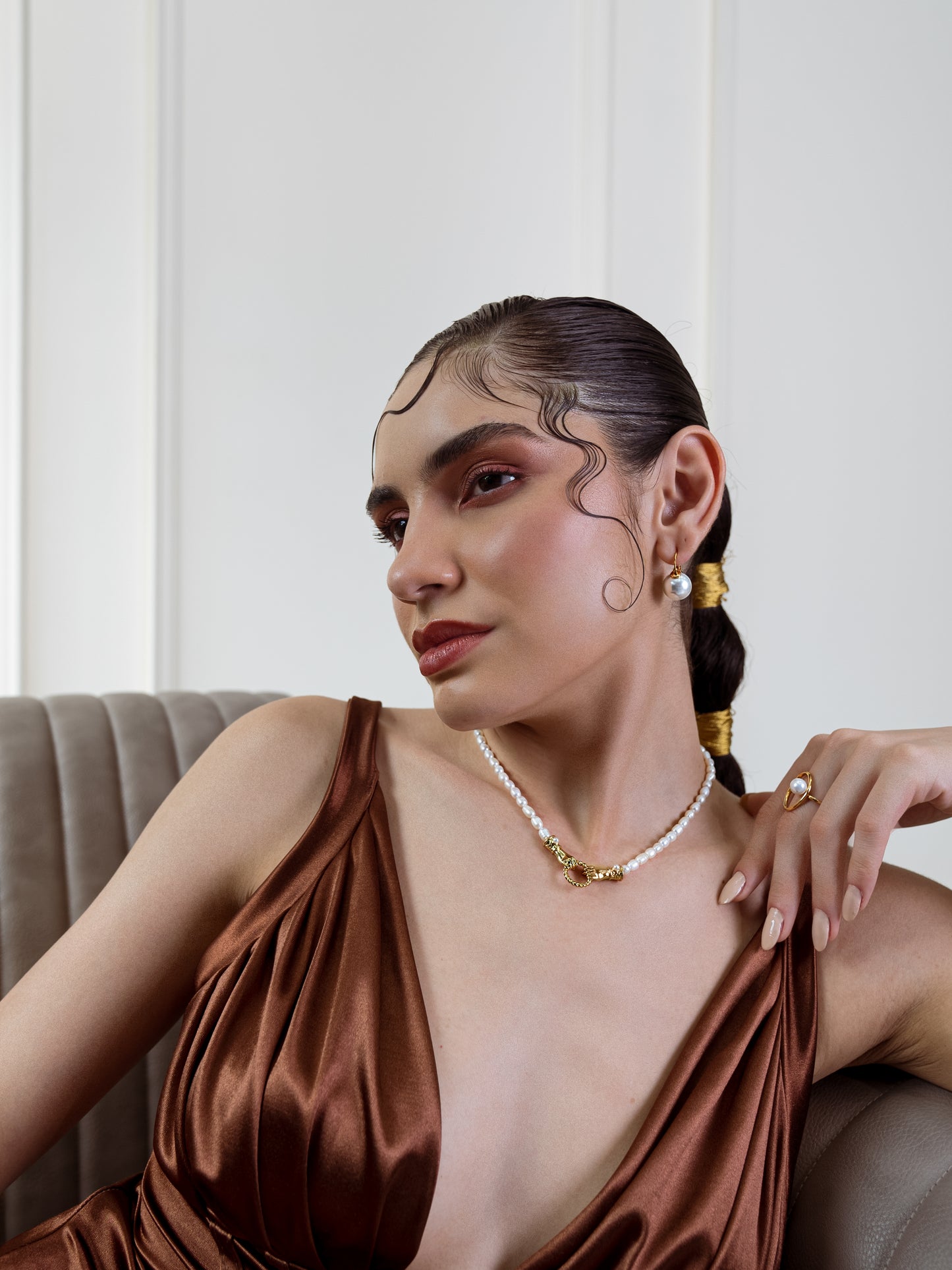 Happy Hands Pearl Necklace