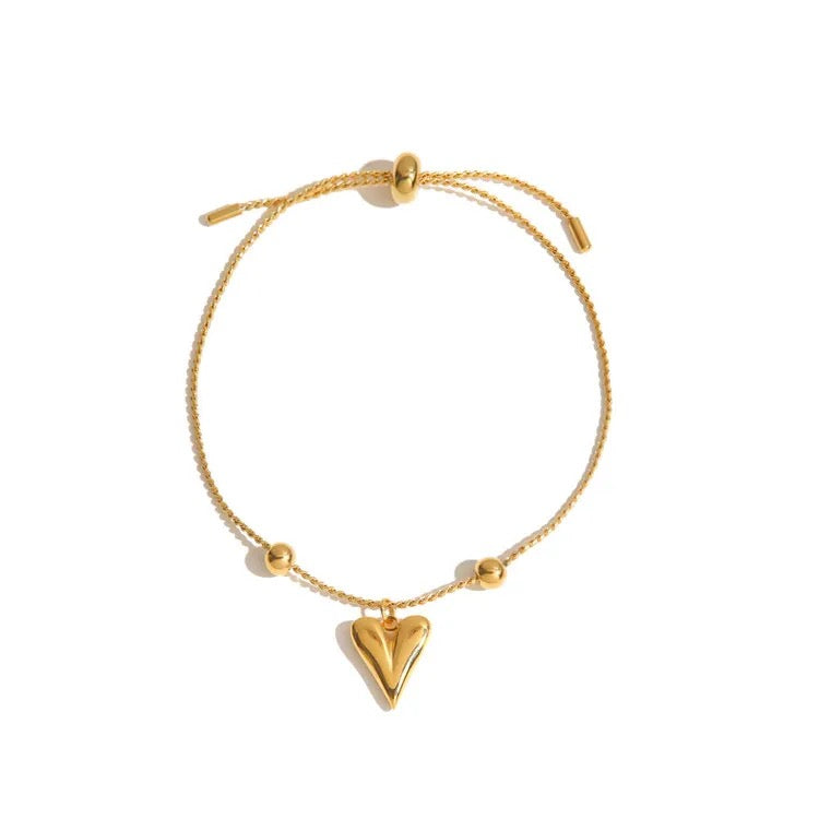 Louis Vuitton Limited Edition Heart Bracelet Fall In Love Gold in Gold  Metal - US