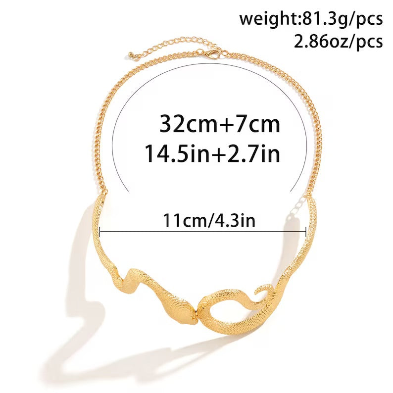 Serpent Collar Necklace