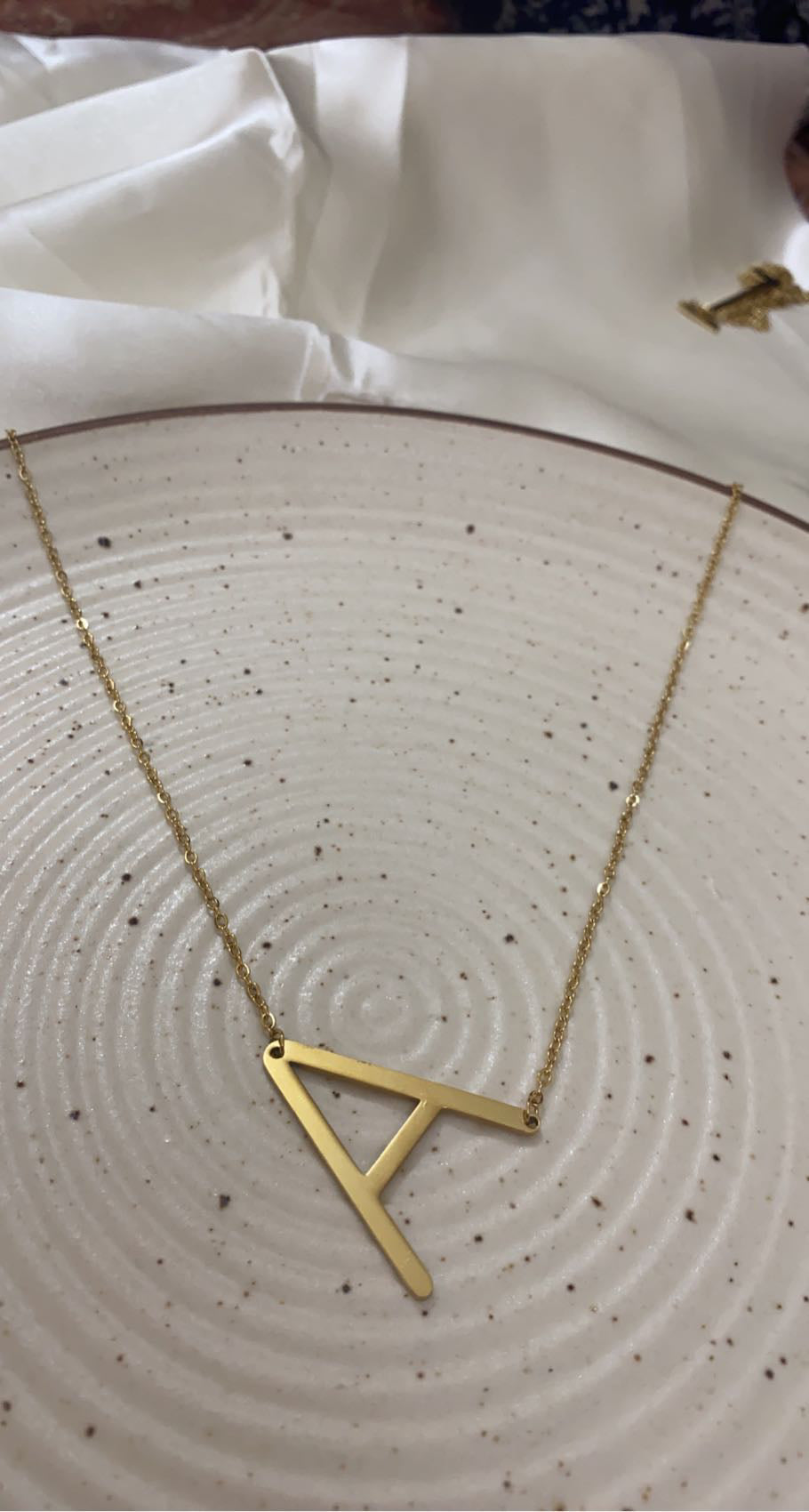 Block Letter Necklaces