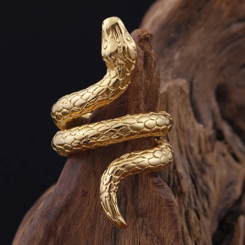 Men's on sale serpent ring