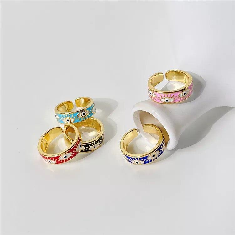 Evil Eye Band Ring