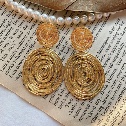 Spiral Drop Earrings