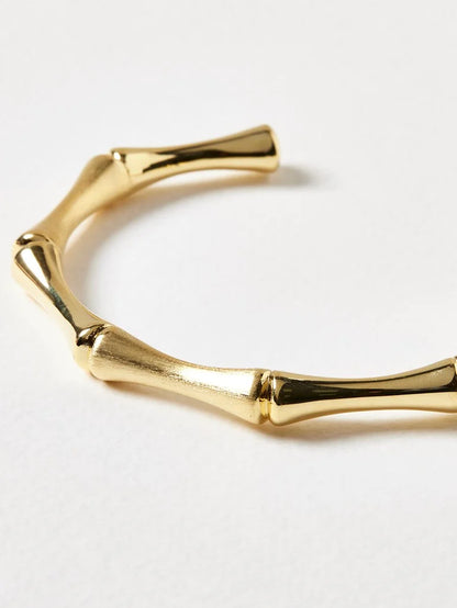 Bamboo Open Cuff Bracelet