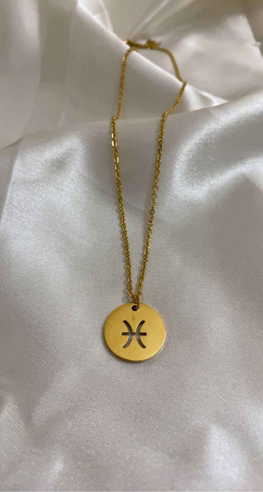 Zodiac Necklaces (Stainless Steel Gold Plated)