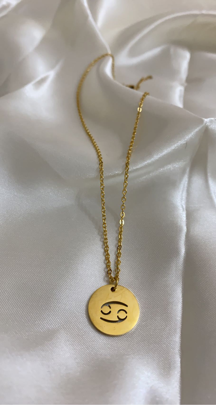 Zodiac Necklaces (Stainless Steel Gold Plated)