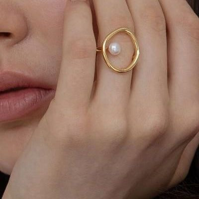 Oyster Pearl Ring