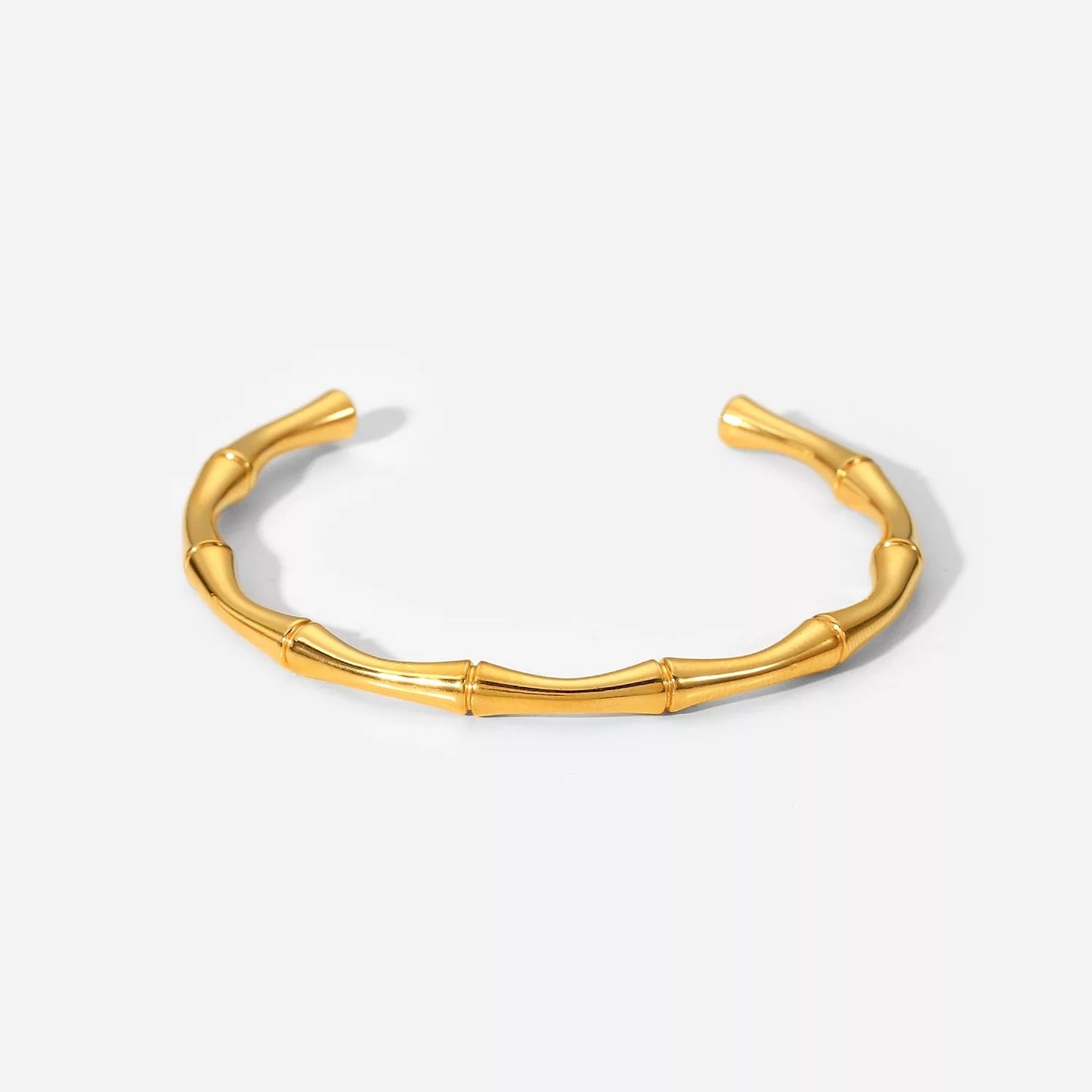 Bamboo Open Cuff Bracelet